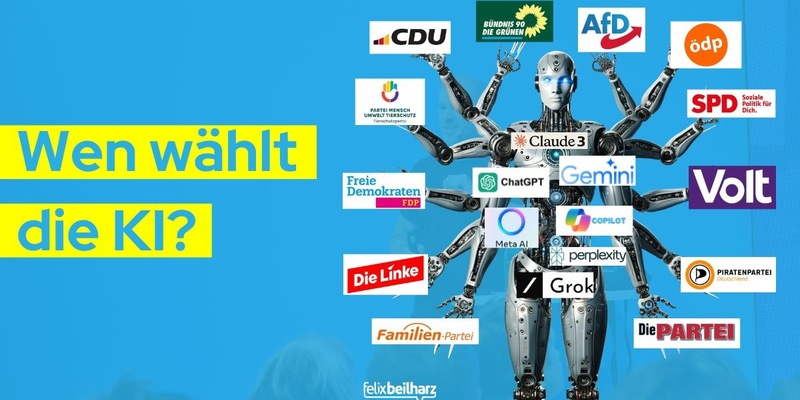 Eindeutiges Ergebnis: So würden KI-Tools bei der Europawahl wählen / Künstliche Intelligenz lehnt besonders eine Partei klar ab - Foto: presseportal.de