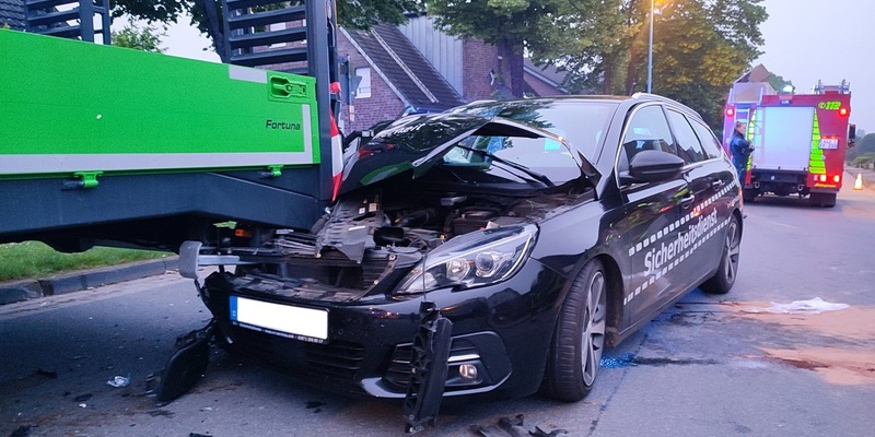 FW-KLE: Verletzter nach Verkehrsunfall - Foto: presseportal.de