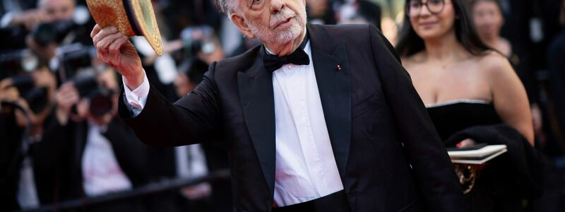 Francis Ford Coppola stellt seinen Film «Megalopolis» in Cannes vor. - Foto: Scott A Garfitt/Invision/AP/dpa