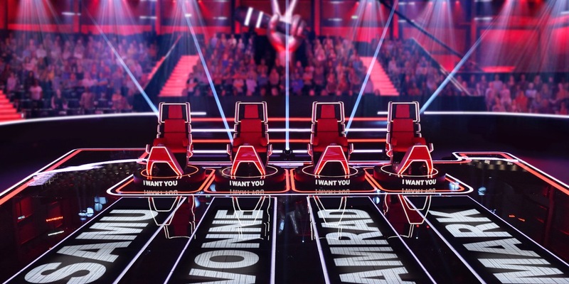 The Voice of Germany 2024 feiert vier neue Coaches: Yvonne Catterfeld, Samu Haber, Mark Forster und Kamrad suchen die beste Stimme Deutschlands - Foto: Seven.One/Richard Hübner/André Kowalski, presseportal.de