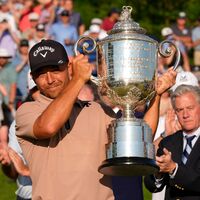 Xander Schauffele beendete das Turnier mit 263 Schlägen - 21 unter Par. - Foto: Sue Ogrocki/AP