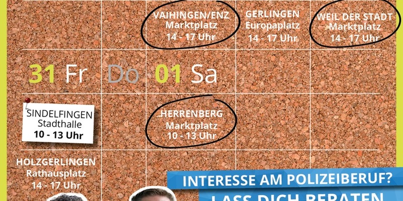 POL-LB: Landkreis Böblingen und Ludwigsburg: Einstellungsberater des Polizeipräsidiums Ludwigsburg sind wieder mit dem Karrieremobil auf Pfingsttour - Foto: presseportal.de