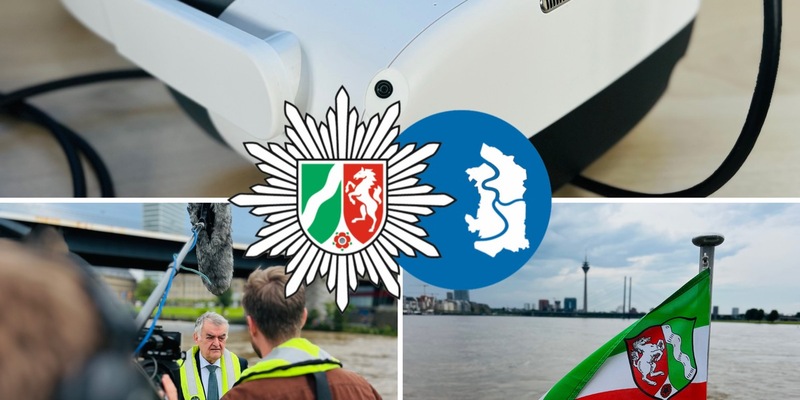 POL-DU: Düsseldorf/Duisburg: Vorstellung des Präventionskonzepts zur Sensibilisierung über Gefahren beim Baden in Fließgewässern - Foto: presseportal.de