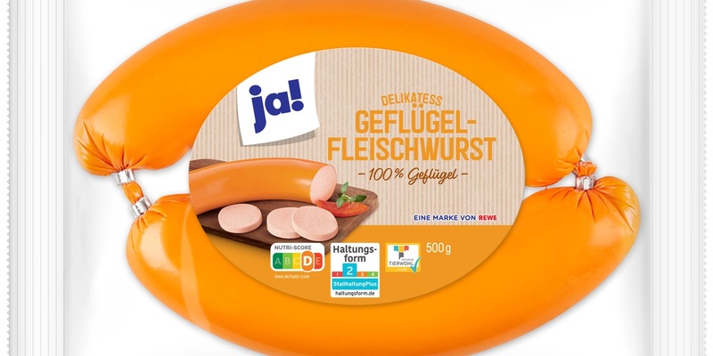 Firma OVO Vertriebs-GmbH ruft „ja! Delikatess Geflügelfleischwurst, 500g“ zurück - Foto: presseportal.de