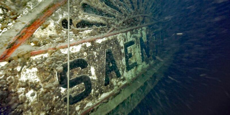 Das Dampfschiff «Säntis» auf dem Grund des Bodensees. - Foto: Schiffsbergeverein/Schiffsbergeverein/dpa