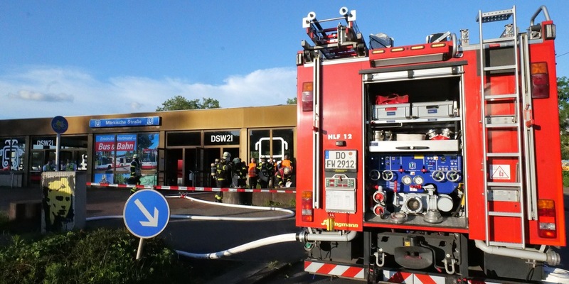 FW-DO: Leichte Rauchentwicklung aus U-Bahnhaltestelle - Entstehungsbrand an einer Rolltreppe - Foto: presseportal.de