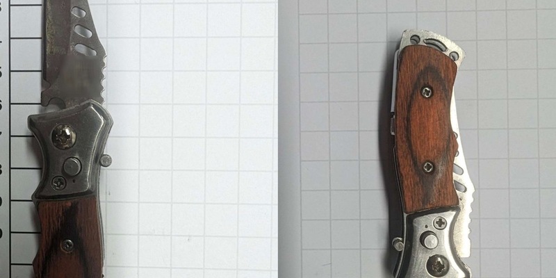 BPOL NRW: Bundespolizisten stellen 32-jährige Gesuchte mit Einhandmesser - Foto: presseportal.de