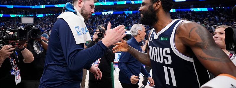 Doncic verabschiedete sich mit emotionalen Worten von den Mavericks-Fans. - Foto: Julio Cortez/AP/dpa