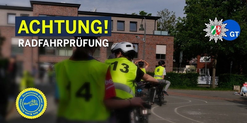 POL-GT: Radfahrprüfung an der Brüder-Grimm-Schule - Foto: presseportal.de