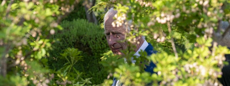 Der britische König Charles III. beim Besuch der Chelsea Flower Show in London. - Foto: Arthur Edwards/The Sun/PA Wire/dpa