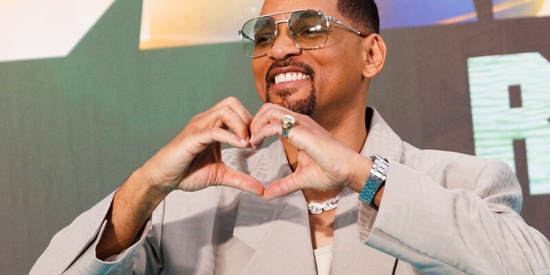 Schauspieler Will Smith bei der Europapremiere des Films «Bad Boys: Ride or Die» in Berlin. - Foto: Carsten Koall/dpa
