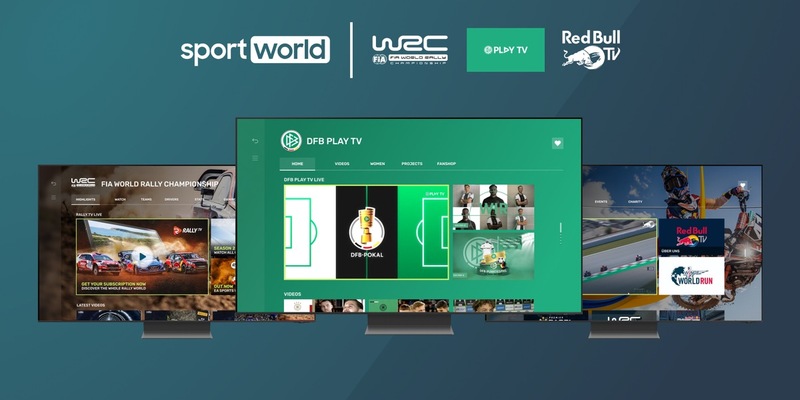 Sportworld erweitert ihr Angebot um den neuen DFB FAST-Channel DFB Play TV, die FIA World Rally Championship und Red Bull TV - Foto: presseportal.de