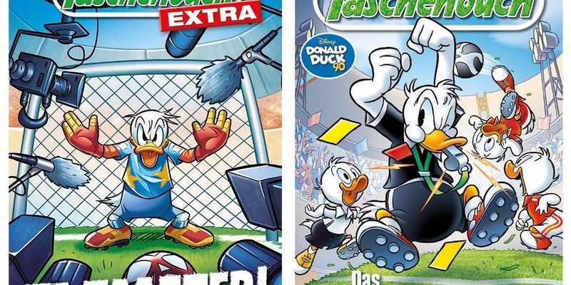 Doppelpass mit Donald Duck - Das Fußball-Sommermärchen in Entenhausen beginnt! - Foto: presseportal.de
