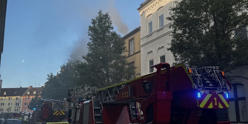 FW-GE: Kellerbrand in Gelsenkirchen, Schalke-Nord - Foto: presseportal.de