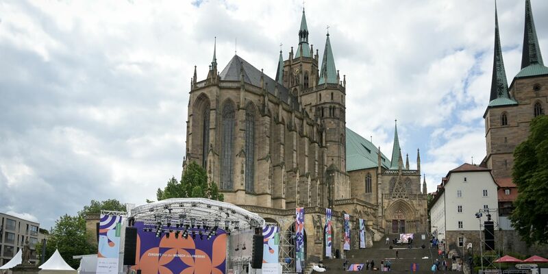 Bis einschließlich Sonntag werden 20.000 Besucherinnen und Besucher in Erfurt erwartet. - Foto: Heiko Rebsch/dpa