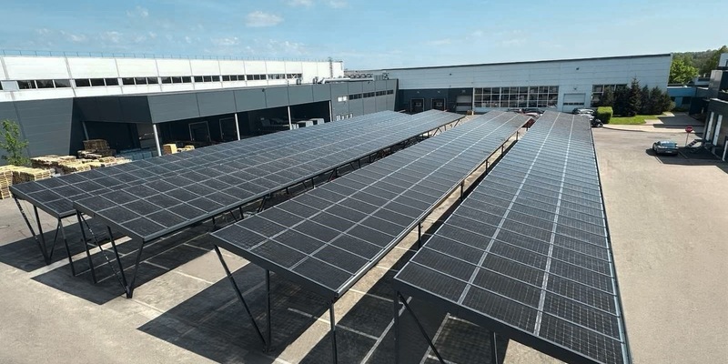 DIBt-zertifizierte Solarmodule für Carports hergestellt in Europe - Foto: presseportal.de