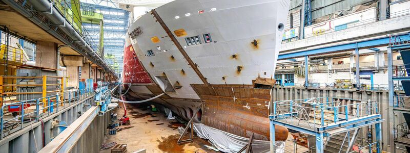 Die Orderbücher der Meyer Werft sind voll. (Archivbild) - Foto: Sina Schuldt/dpa