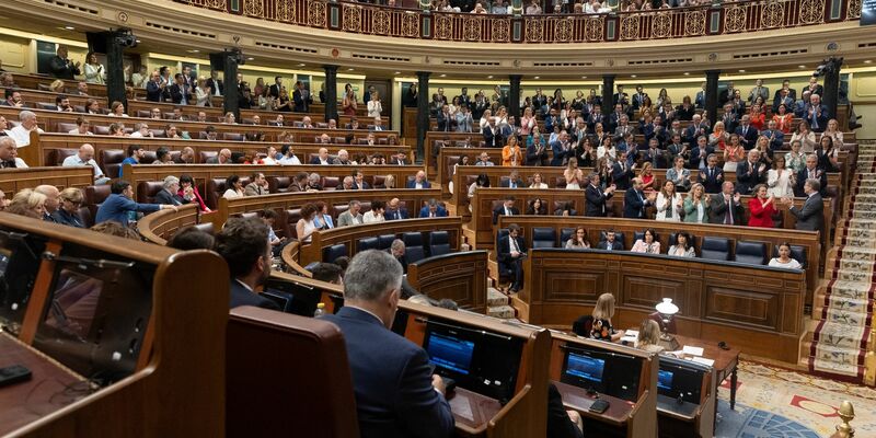 Ein umstrittenes Amnestiegesetz für katalanische Separatisten wurde vom spanischen Parlament verabschiedet. - Foto: Eduardo Parra/EUROPA PRESS/dpa