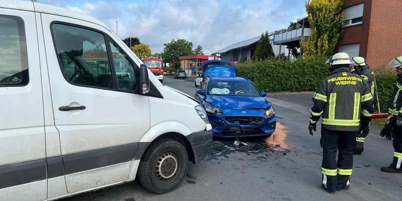 FW-WRN: Verkehrsunfall auf der Straße Baaken in Werne - Foto: presseportal.de