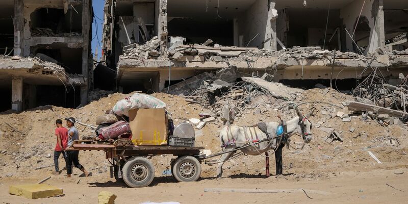 In einer ersten Reaktion erklärte die Hamas, man sehe die von US-Präsident Joe Biden vorgebrachten Absichten positiv, besonders das Ziel eines dauerhaften Waffenstillstands. - Foto: Enas Rami/AP/dpa