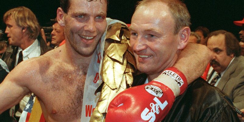 Box-Trainer Manfred Wolke (r) machte Henry Maske zum Champion. - Foto: picture alliance / dpa