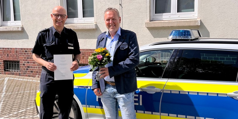 POL-SZ: Pressemitteilung des Polizeikommissariats Wolfenbüttel vom 03.06.2024: Polizeihauptkommissar Wolfgang Berliner in den Ruhestand verabschiedet - Foto: presseportal.de