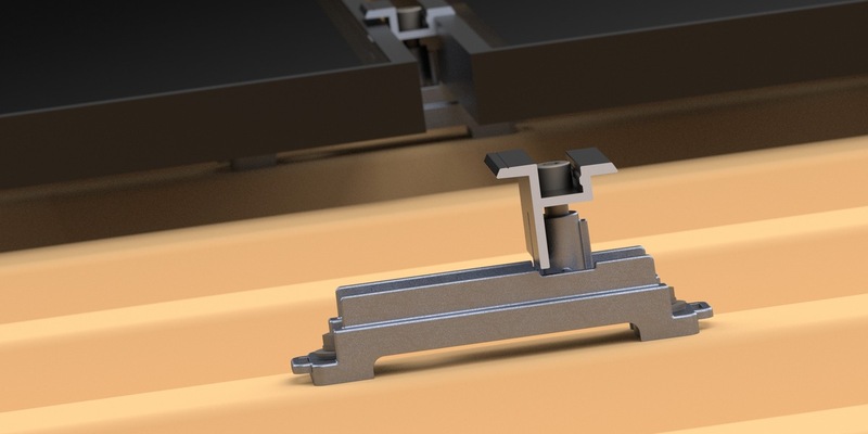 TrapFIX - Smarter than the others / Das pfiffige Montagesystem für PV Module auf Trapezblechdächern - Foto: presseportal.de