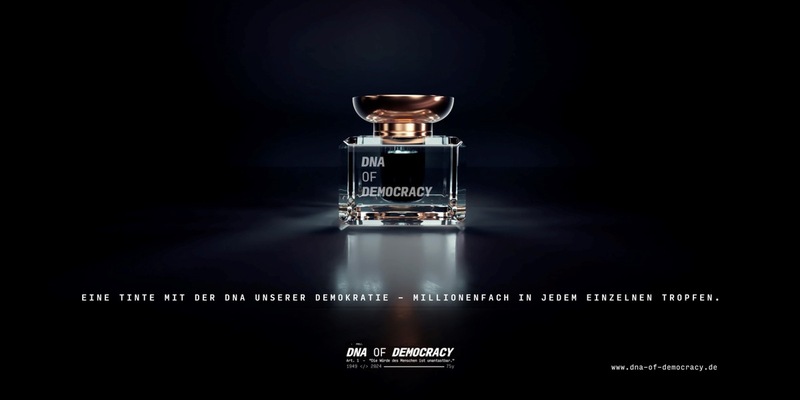 75 Jahre Grundgesetz: Faber-Castell ist Kooperationspartner der Kunstinitiative DNA of Democracy - Foto: presseportal.de