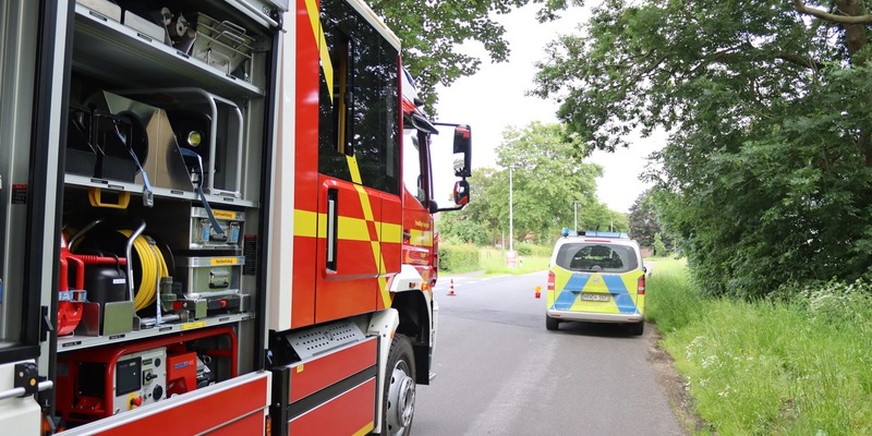 FW Gangelt: Schwerverletzte bei Unfall in Gangelt - Foto: presseportal.de