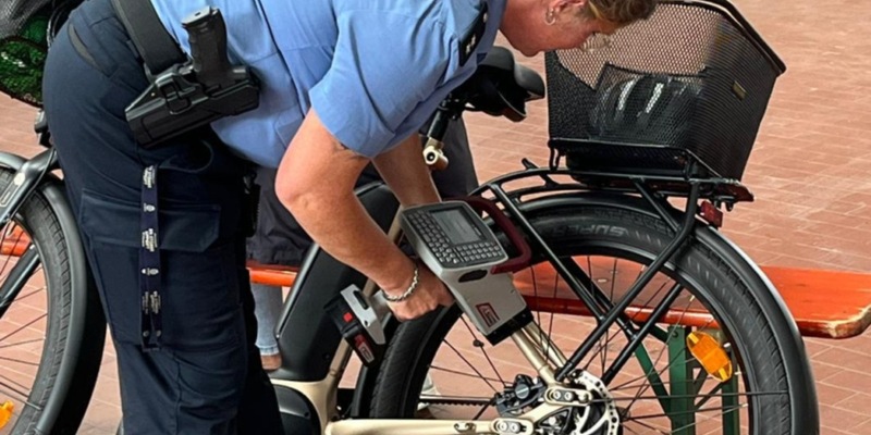 POL-DA: Heppenheim: 55 Fahrräder codiert und registriert - Foto: presseportal.de