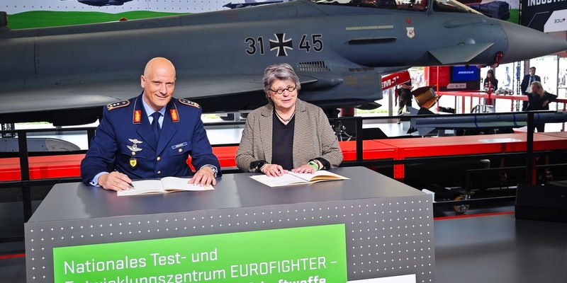 Nationales Test- und Entwicklungszentrum Eurofighter: BAAINBw und Luftwaffe unterzeichnen Zusammenarbeitsvereinbarung - Foto: presseportal.de
