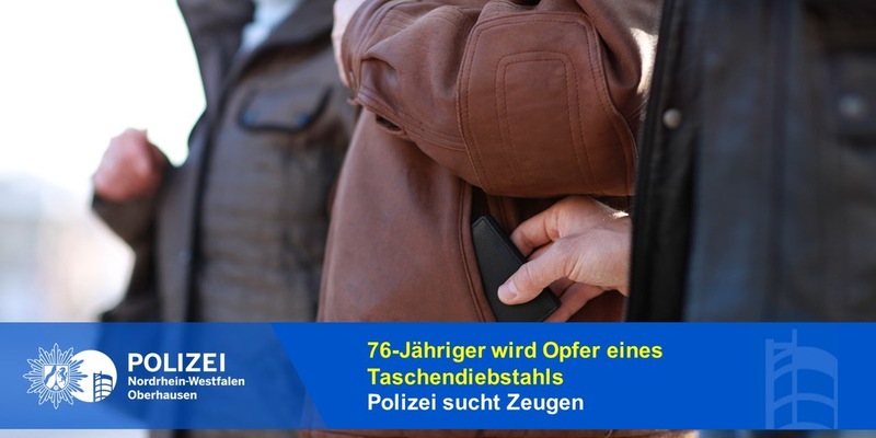 POL-OB: 76-Jähriger wird Opfer eines Taschendiebstahls - Polizei sucht Zeugen - Foto: presseportal.de