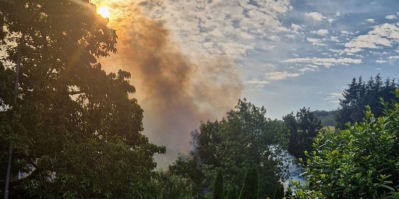 FW-MK: Gartenhaus fällt Flammen zum Opfer - Foto: presseportal.de