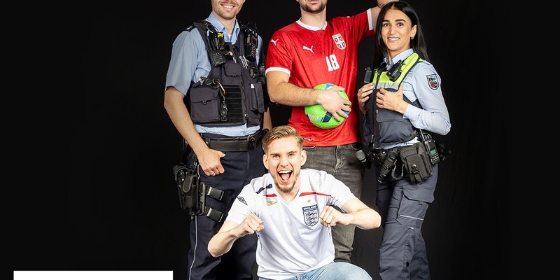 POL-GE: Polizei und Stadt zeigen zur Europameisterschaft Gesichter für Fairplay + Respect - Foto: presseportal.de
