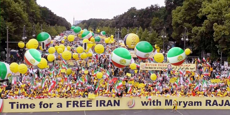 Berliner Massenkundgebung am 29. Juni: Demokratie im Iran, Frieden im Nahen Osten - Foto: presseportal.de