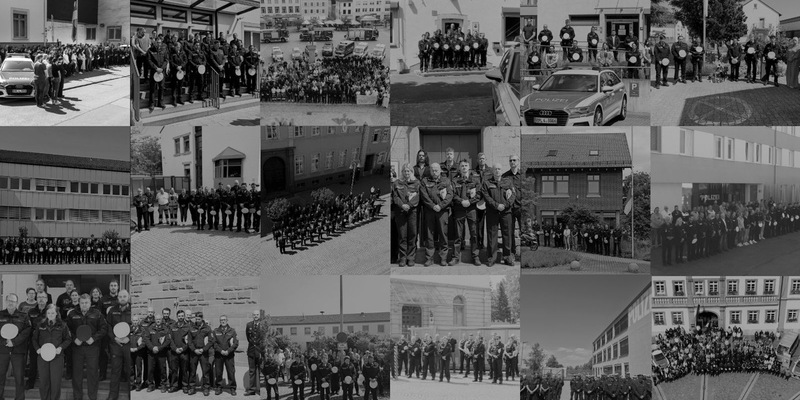 POL-PPRP: Schweigeminute für unseren in Mannheim getöteten Kollegen - Foto: presseportal.de