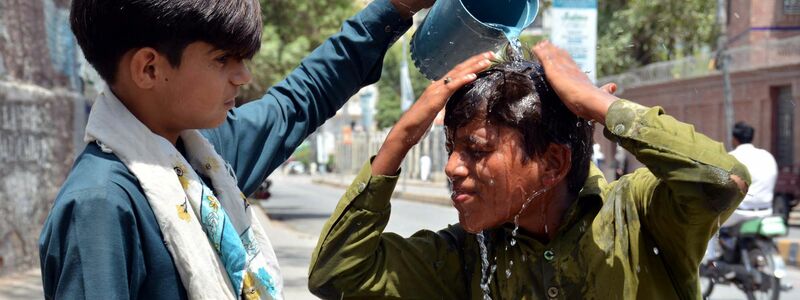 Temperaturen von über 40 Grad sind in Südasien um diese Jahreszeit nicht ungewöhnlich. - Foto: Ppi/PPI via ZUMA Press Wire/dpa