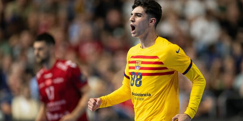 Petar Cikusa Jelicic und FC Barelona feiern den Titel in der Champions League. - Foto: Marius Becker/dpa