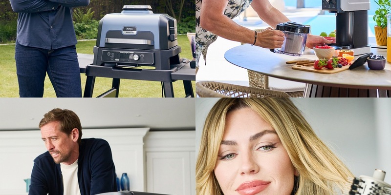 Wer gibt die beste Public-Viewing-Party: Peter Crouch, Thierry Henry oder Bastian Schweinsteiger? Fußballhelden laden zur Kampagne #RaiseYourGame mit SharkNinja ein - Foto: presseportal.de