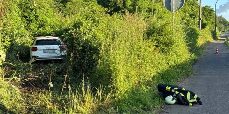 POL-REK: 240610-2: Minderjährige ohne Führerschein kommt von Fahrbahn ab - Foto: presseportal.de