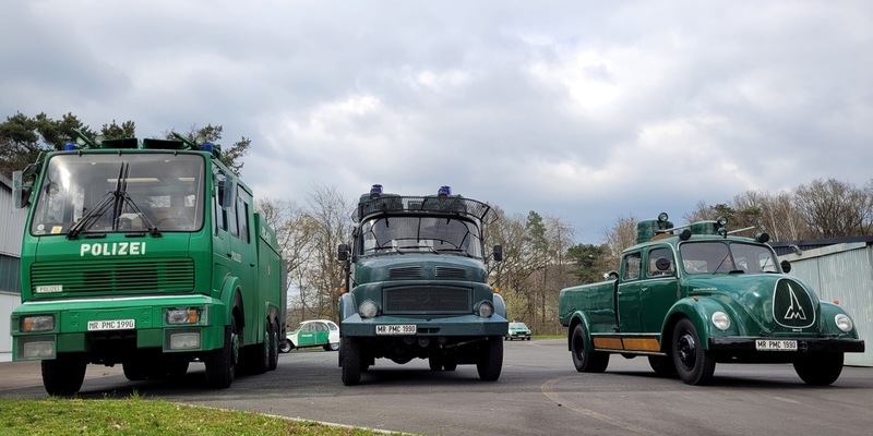 POL-MR: Blaulichtreffen im Polizeioldtimer Museum Zum Öffnungstag am 16. Juni begrüßen die Marburger viele Feuerwehroldies - Foto: presseportal.de
