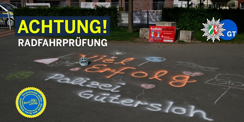 POL-GT: Radfahrprüfung an der Grundschule - Foto: presseportal.de