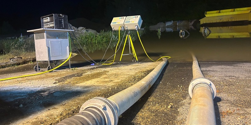 FW-MG: Gefahrenabwehr durch Feuerwehr und THW - Foto: presseportal.de