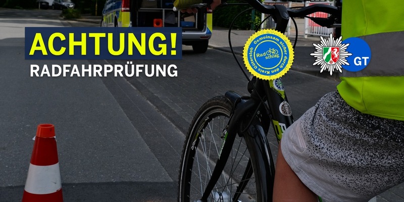 POL-GT: Radfahrprüfung an der Löwenzahn-Grundschule - Foto: presseportal.de