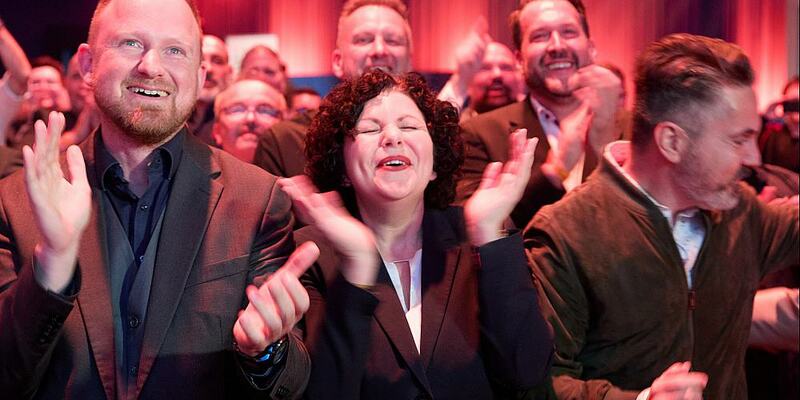 BSW-Politiker bei der 18-Uhr-Prognose zur Europawahl 2024 - Foto: über dts Nachrichtenagentur