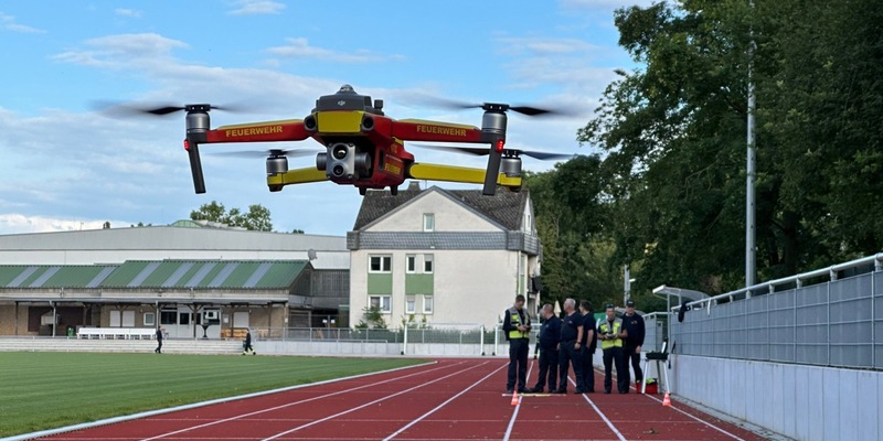 Feuerwehr MTK: Drohnenverbund der MTK-Feuerwehren startet mit gemeinsamer Übung - Foto: presseportal.de