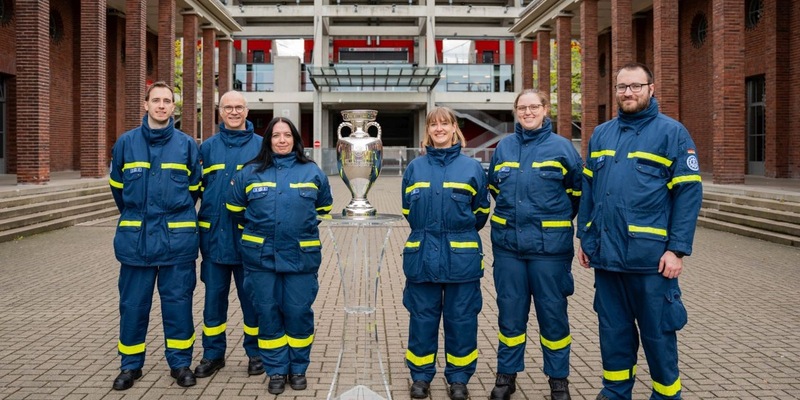 THW LVBEBBST: THW im Einsatz bei der Fußball-Europameisterschaft 2024 / Start heute der Bereitschaft beim THW-Berlin - Foto: presseportal.de