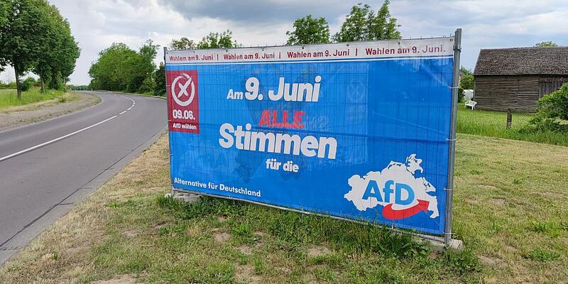 AfD-Wahlplakat in Mecklenburg-Vorpommern (Archiv) - Foto: über dts Nachrichtenagentur