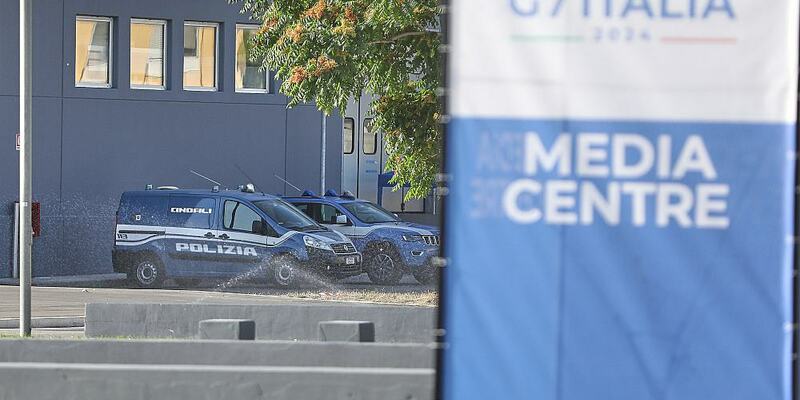 Polizei beim G7-Gipfel am 13.06.2024 - Foto: über dts Nachrichtenagentur