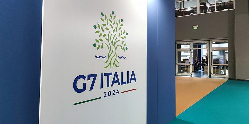 Logo von G7-Gipfel im Juni 2024 - Foto: über dts Nachrichtenagentur
